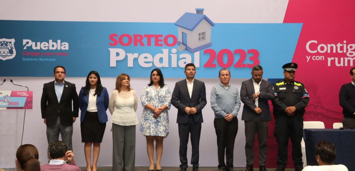 Ayuntamiento de Puebla premia la participación ciudadana con el Sorteo Predial