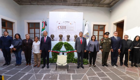 Preside Sergio Salomón Ceremonia por inicio de la Revolución Mexicana en Puebla