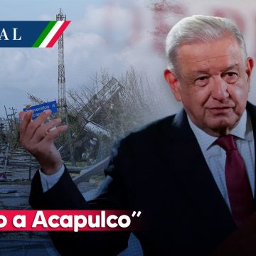 “Sí he ido a Acapulco”, responde AMLO a críticos; hoy sostendrá reunión en zona afectada