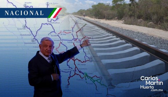 AMLO - trenes pasajeros AMLO destaca obras emblemáticas entregadas 2023