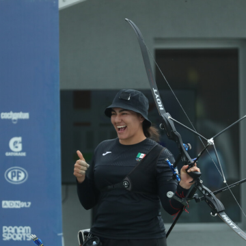 Alejandra Valencia es tricampeona Panamericana en tiro con arco recurvo
