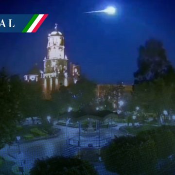 (VIDEO) Bólido ilumina cielo del centro de México