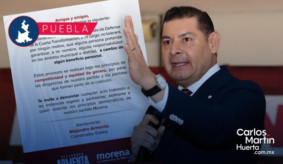 Cero tolerancia a la deshonestidad; Armenta denunciará a quienes vendan candidaturas