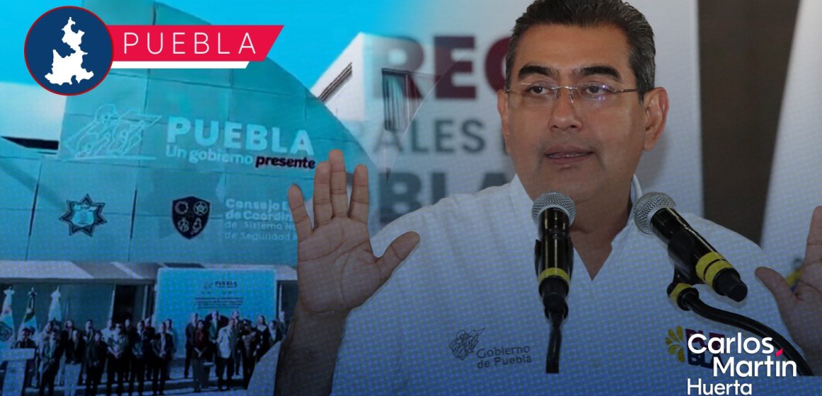 Céspedes Peregrina entrega rehabilitación de Arco de Seguridad en Huejotzingo