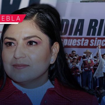 Claudia Rivera contenta y honrada de haber sido la mujer mejor posicionada en proceso de Morena  