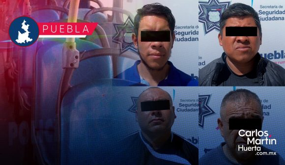 Detienen a 4 integrantes de “Los Chicanos”, dedicados al robo a transporte