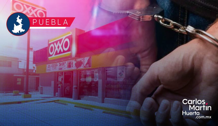 Capturan a presunto ladrón de Oxxo en San José Mayorazgo