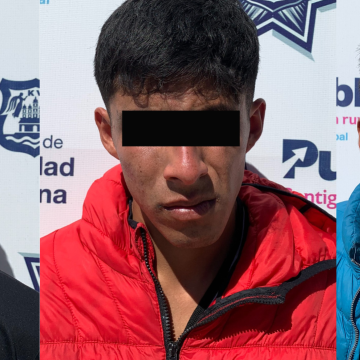 Tres integrantes de “Los Med” fueron detenidos por la Policía Municipal de Puebla