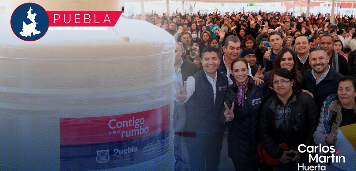 Entregan 16 mil apoyos en beneficio de las familias en la Ciudad de Puebla