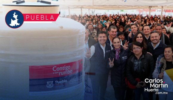 Entregan 16 mil apoyos en beneficio de las familias en la Ciudad de Puebla