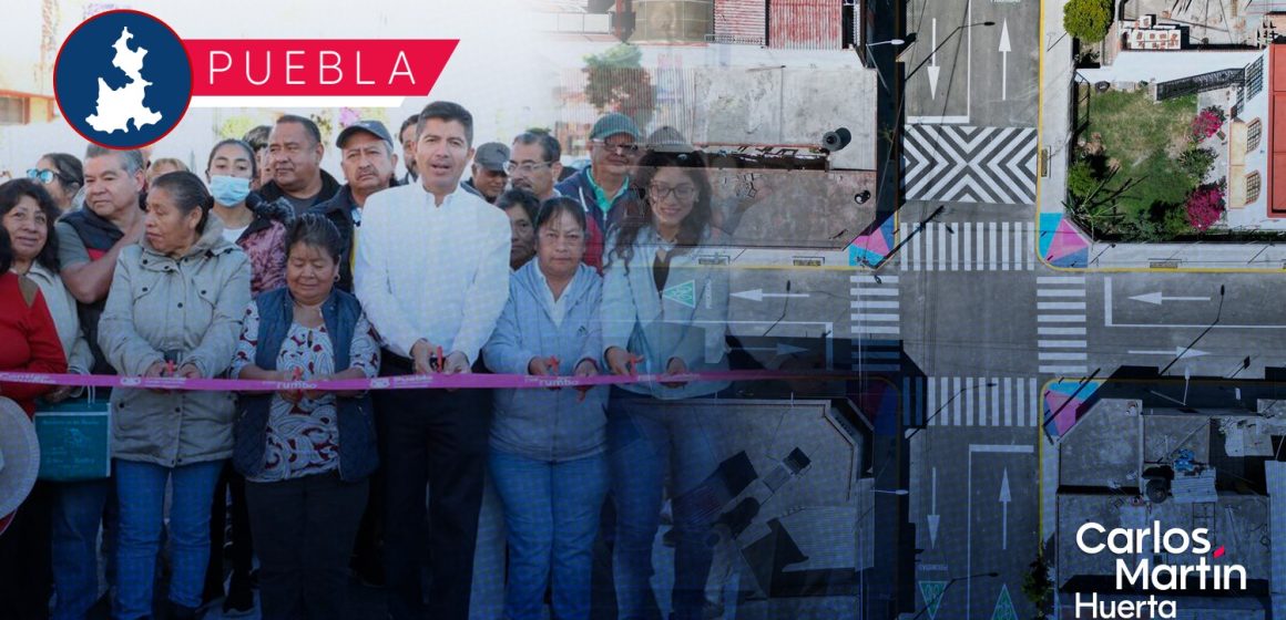 Entregan la pavimentación de la 16 de septiembre sur en Puebla