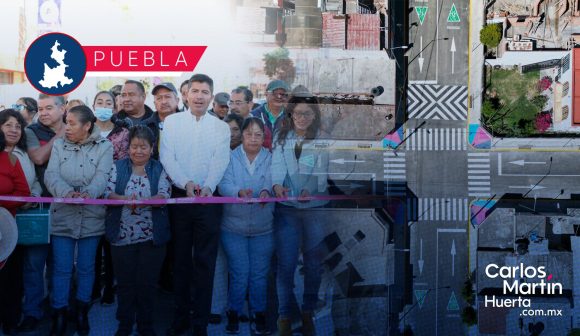 Entregan la pavimentación de la 16 de septiembre sur en Puebla