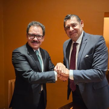 Éxitosa reunión entre Alejandro Armenta e Ignacio Mier, trabajan en unidad por MORENA