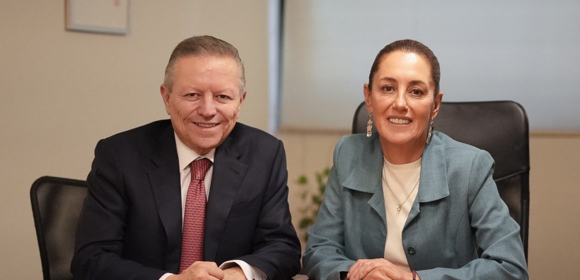 Claudia Sheinbaum se reúne con Arturo Zaldívar y acuerdan trabajar juntos