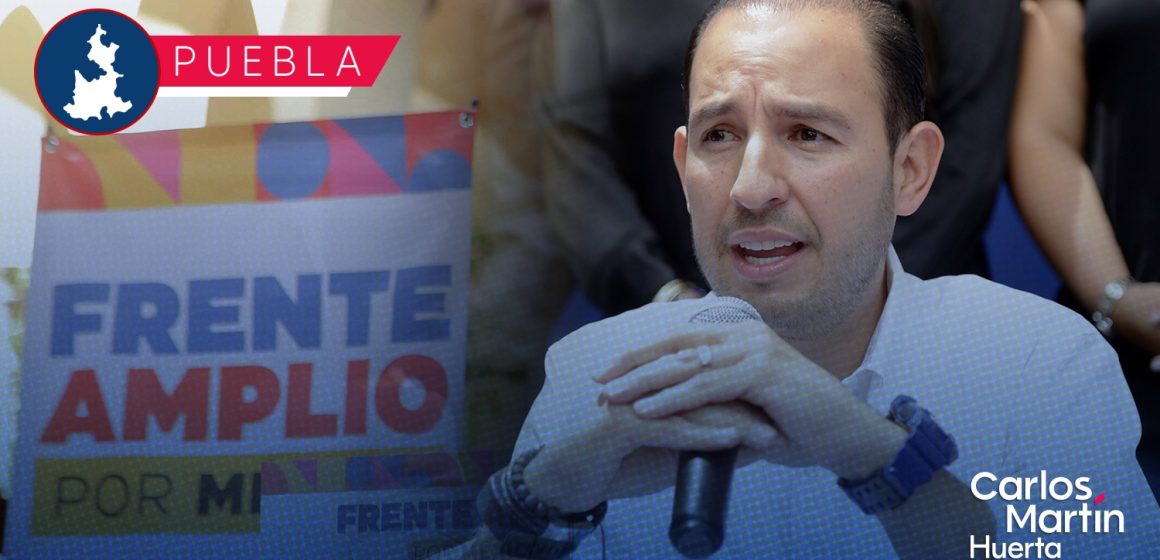 Frente Amplio tendrá candidato hombre a la gubernatura de Puebla: Marko Cortés