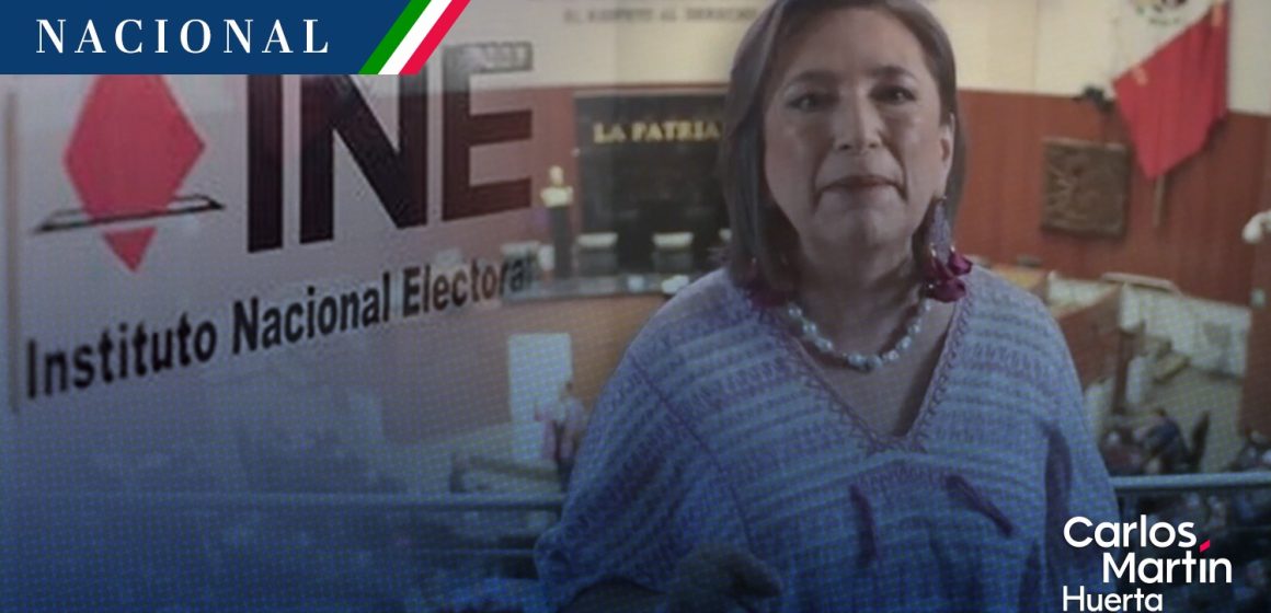 INE suspende tres spots de Xóchitl Gálvez