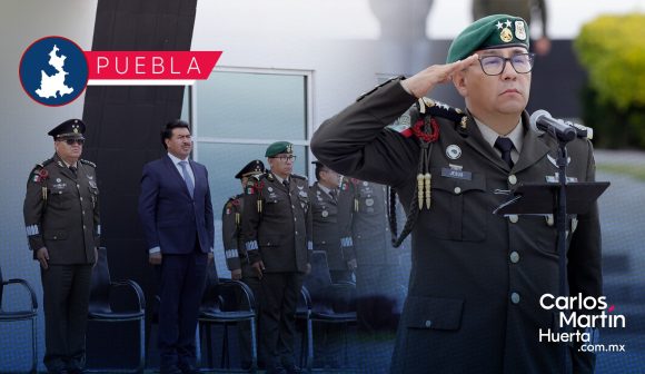 Rinde protesta comandante de la Guardia Nacional en Puebla  