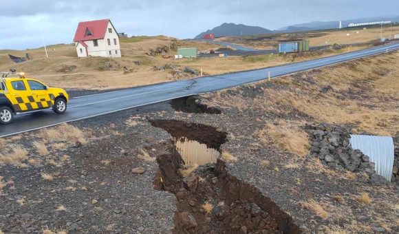 Islandia declara estado de emergencia por posible erupción volcánica en Grindavik