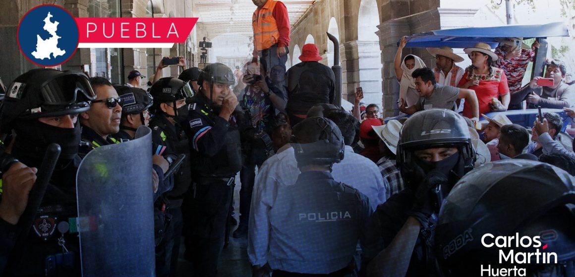 Ayuntamiento de Puebla condena el actuar de los manifestantes de La Resurrección