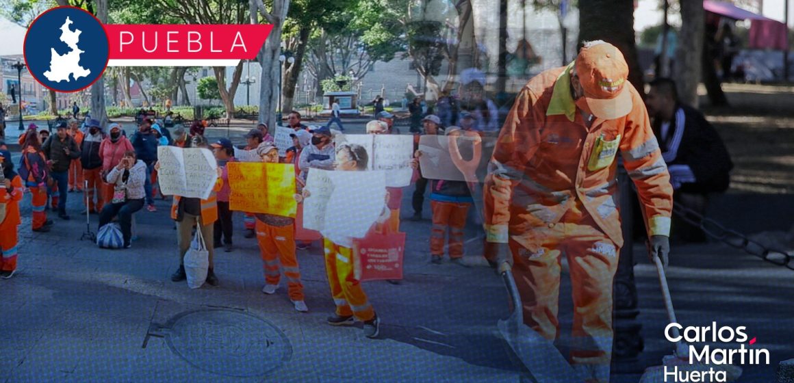 “Naranjitas” protestan frente a Palacio Municipal de Puebla; exigen sus ahorros