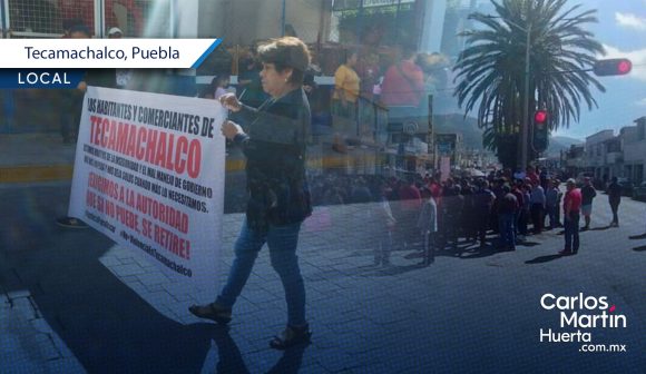 Marcha Tecamachalco - inseguridad Marchan contra inseguridad y asesinatos en Tecamachalco