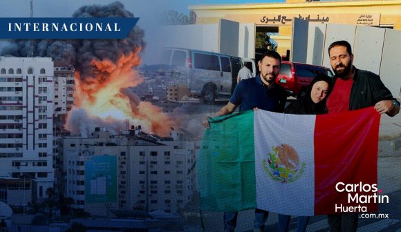 Mexicana Bárbara Lango y su esposo salen de la Franja de Gaza