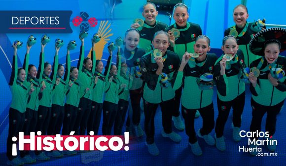 ¡Histórico! Selección Mexicana de Natación Artística gana oro y boleto para París 2024   