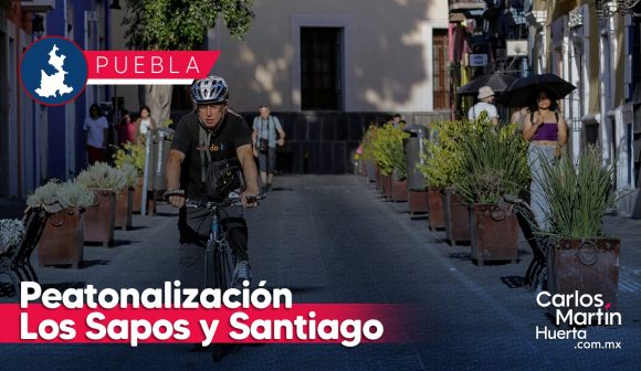 Iniciarán en diciembre pruebas piloto para peatonalización de Los Sapos y Santiago