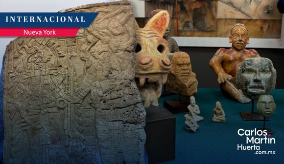México recupera 15 piezas arqueológicas en Nueva York