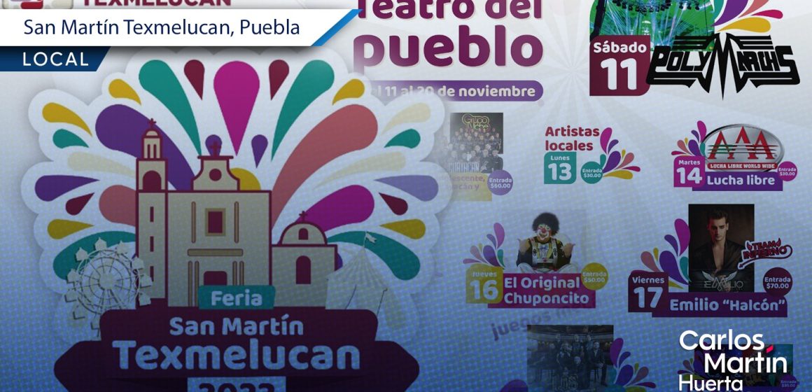 Presentan la Feria de San Martín Texmelucan 2023; cuándo y dónde