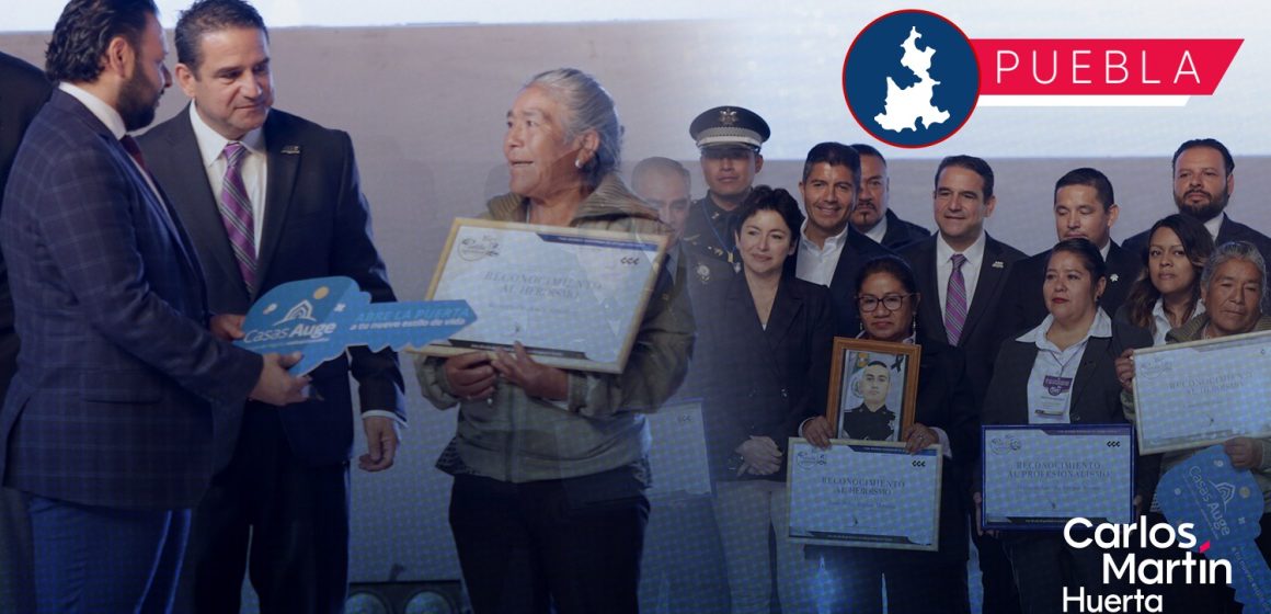 “Puebla Agradece 2023” reconoce a policías y servidores públicos