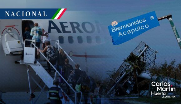 Puente aéreo humanitario Acapulco-CDMX mantendrá gratuidad: SICT