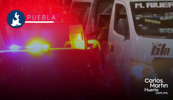 Ruta 61 A choca contra particular en la Hermanos Serdán; se pasó el rojo