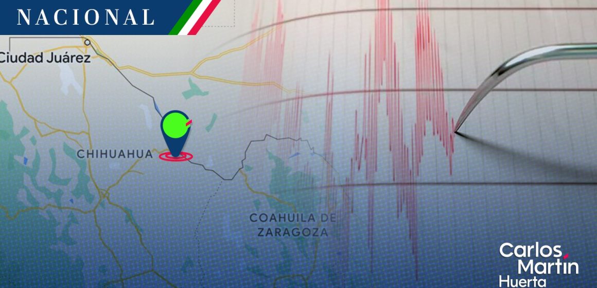 Se registró sismo magnitud 5.8 en Ojinaga, Chihuahua