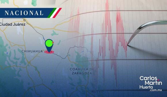 Se registró sismo magnitud 5.8 en Ojinaga, Chihuahua