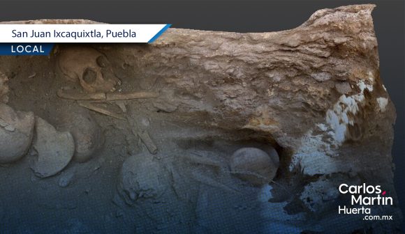 Tumba Ixcaquixtla - Puebla INAH explora tumba intacta de más de mil 500 años en Ixcaquixtla