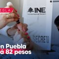 Voto en Puebla costará 82 pesos en elecciones del 2024