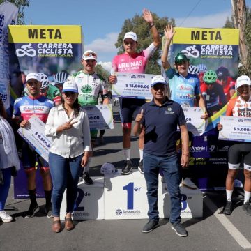 Triunfo de Brayan Barda en la Segunda Carrera Ciclista San Andrés Cholula 2023