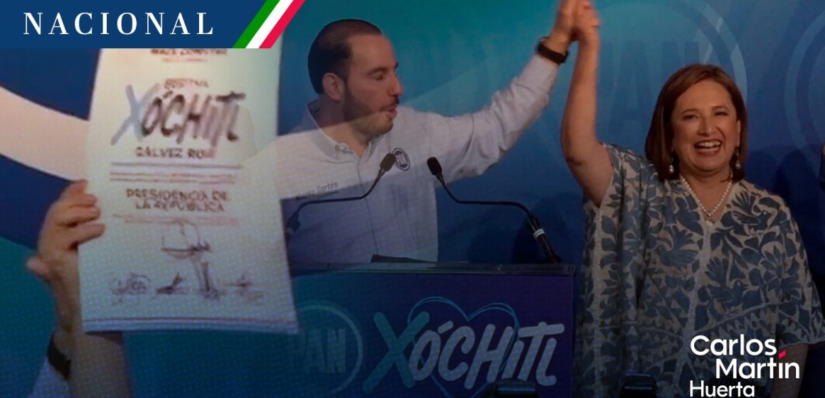 Xóchitl Gálvez se registra en el PAN como precandidata a la presidencia