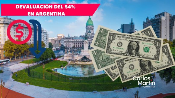 Gobierno de Argentina anuncia devaluación del peso del 50% y recortes del gasto público