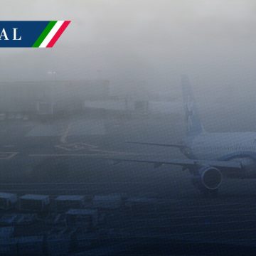 Suspendidas operaciones en el AICM por niebla y cero visibilidad