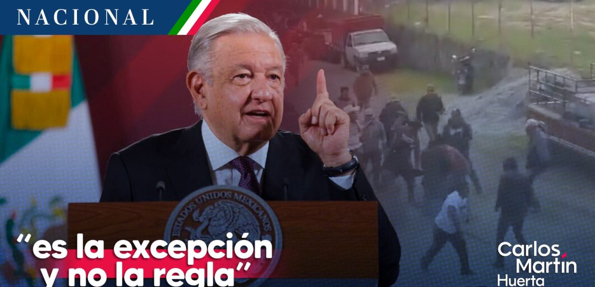 Enfrentamiento en Texcaltitlán “es la excepción y no la regla”: AMLO