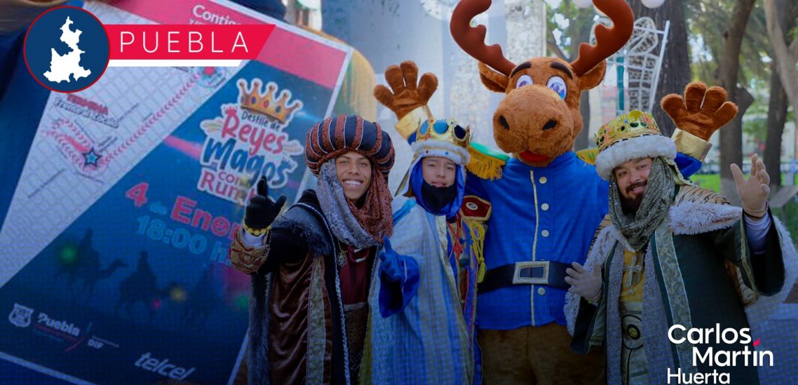 Regresa el Desfile de Reyes Magos a Puebla capital