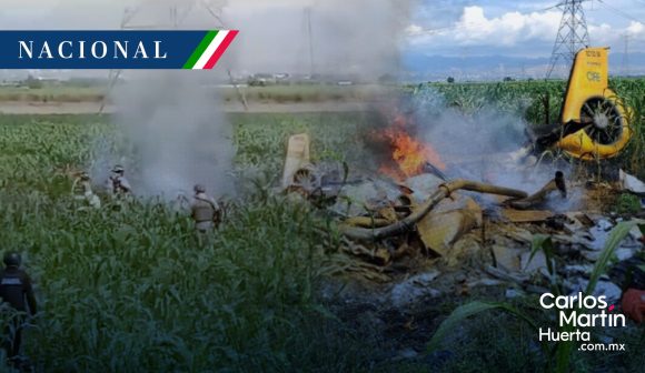 Desplome helicóptero CFE - Morelos (VIDEO) Se desploma helicóptero de CFE en Cuautla, Morelos