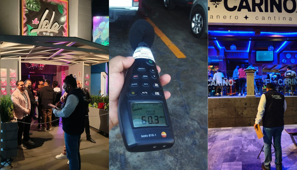 Más de 700 visitas de inspección por ruido ha atendido el Ayuntamiento de Puebla