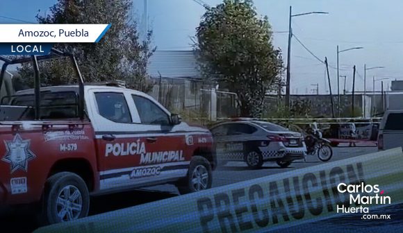 Encuentran a hombre sin vida en Amozoc; presentaba el tiro de gracia