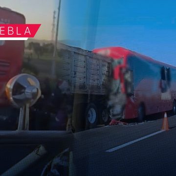 Fuerte accidente en la autopista Puebla-Orizaba; hay 27 heridos