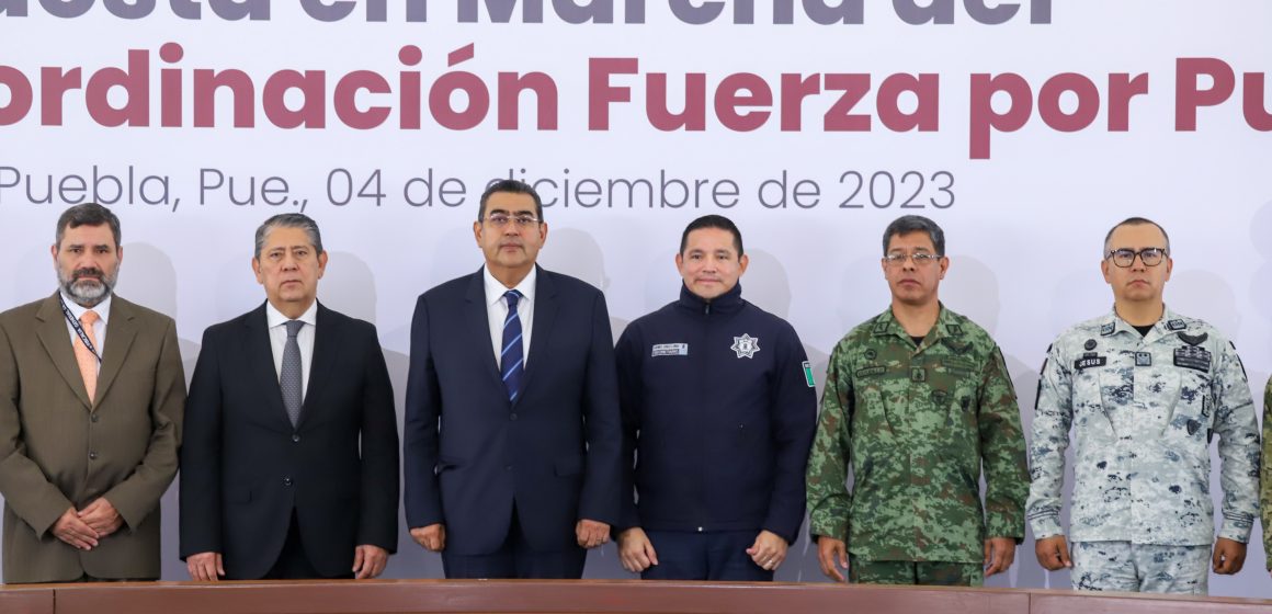 Semar se suma al combate a la delincuencia con el plan de coordinación “Fuerza por Puebla”