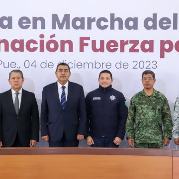 Semar se suma al combate a la delincuencia con el plan de coordinación “Fuerza por Puebla”