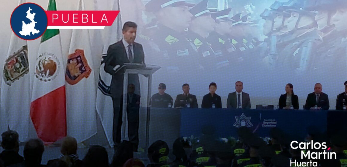 Gradúa la SSC a 61 nuevos policías municipales en Puebla